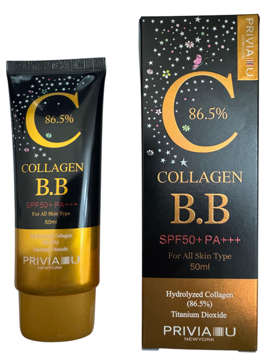 PRIVIA Collagen Blemish Balm SPF50+ PA+++ 50ml tube