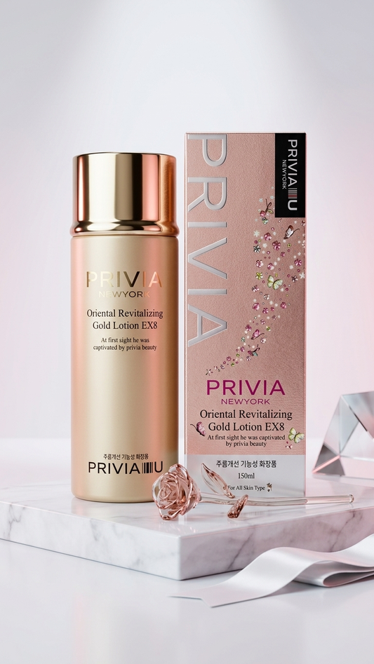 PRIVIA Oriental Revitalizing Gold Lotion Ex8 150ml bottle