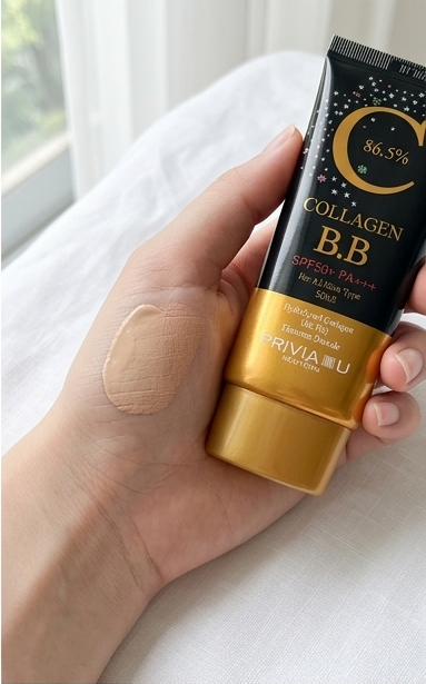 PRIVIA Collagen Blemish Balm SPF50+ PA+++ 50 ml