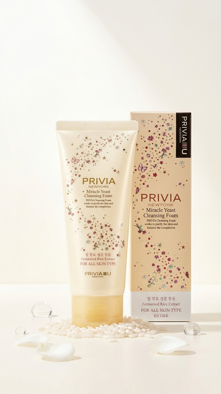 PRIVIA Miracle Yeast Cleansing Foam 180 ml