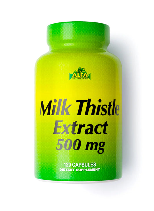ALFA VITAMINS - Milk Thistle 500mg - 120 capsules