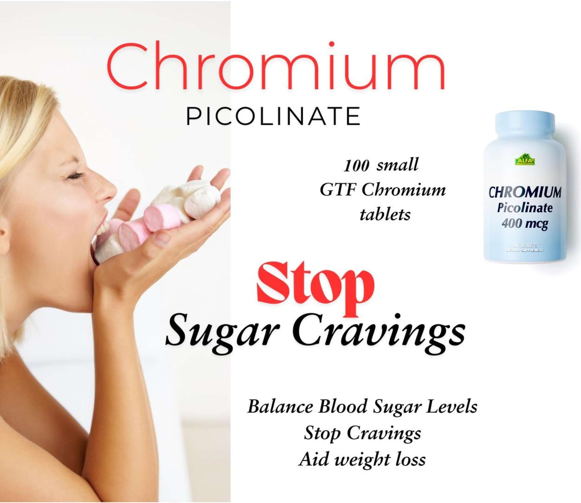 Person taking Chromium Picolinate supplement as part of a healthy lifestyle for balanced metabolism