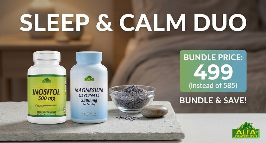 Sleep & Calm Duo — Magnesium Glycinate + Inositol