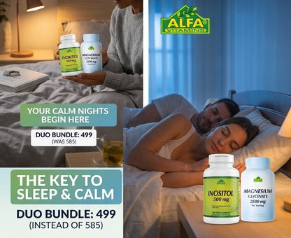 Sleep & Calm Duo — Magnesium Glycinate + Inositol