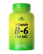 Alfa Vitamins Vitamin B6 100mg tablets bottle for energy, brain and nerve health support