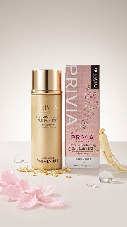 PRIVIA Oriental Revitalizing Gold Lotion Ex8 150 ml